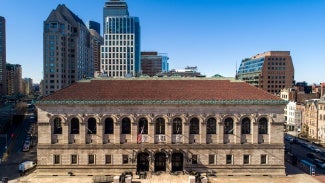 Boston Public Library Exterior