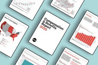 Cover of the AIA Compensation & Benefits report 2025