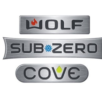 Stacked logos for Wolf Sub Zero and Cove