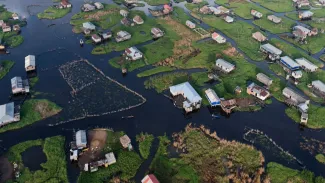 Stilt Houses in Ganvie, Benin