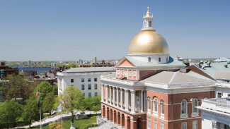 USA, Boston, Massachusetts, State house