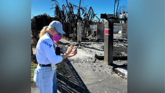 Photo taken by Reid Mizue, AIA, while out in the field with Maui County officials.