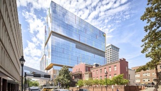 Exterior view of Children's Hospital of Richmond at VCU's Children's Tower