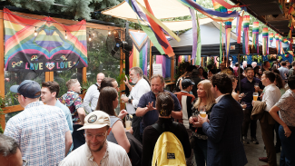 The LGBTQIA+ happy hour at AIA24