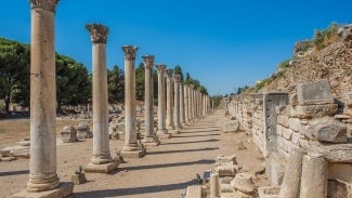 The ancient city of Ephesus - stock photo Ephesus Ancient City, Turkey, ancient Rome