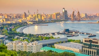 Downtown Baku Azerbaijan