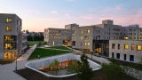 The Colleges, while sited on an edge of campus, are designed to be a new neighborhood, but also “of Princeton” in their forms, materials, and spatial characteristics.