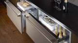 Closeup of Fisher & Paykel CoolDrawers in The Professional Kitchen