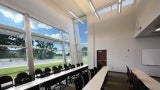 Conference room in the Rockwell Collins Building 130