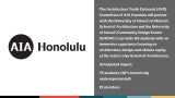 AIA Honolulu will celebrate Architecture Week through a full week of immersive activities with local architecture students.