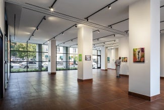 Art gallery and multipurpose space located on ground floor