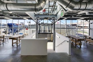 Inside the Magic Box building at SCI-Arc