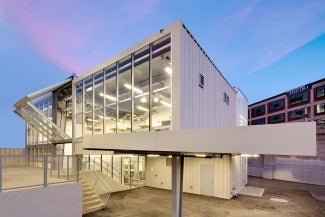 Exterior of Magic Box building at SCI-Arc