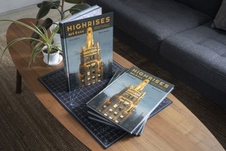 image of front cover of highrises: art deco book by chris hytha