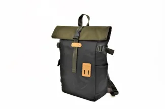 2-tone rolltop backpack