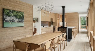 wood interior opal architecture