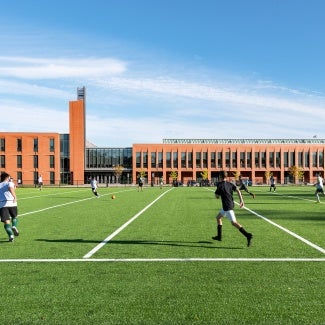 sports field at high school