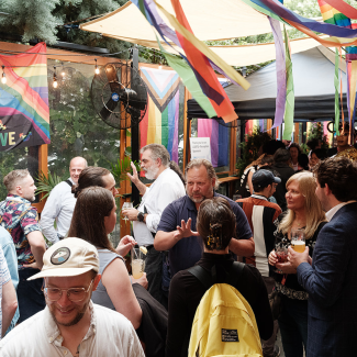 The LGBTQIA+ happy hour at AIA24