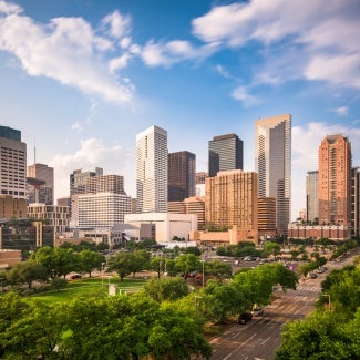 Houston skyline in the daytime