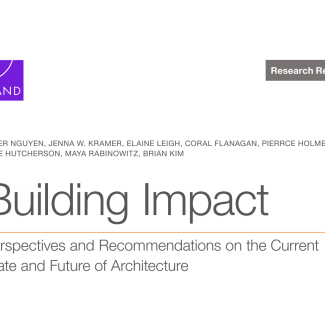 Cover of Building Impact report