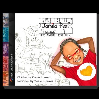 Book cover of Jamila Pearl, The Architect Girl